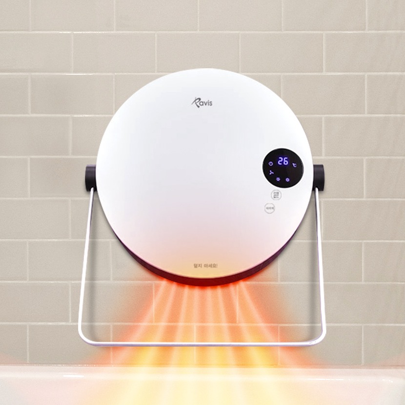 파비스 다기능 인버터 욕실 온풍기 화장실 히터 미니 전기난로 가정용 저전력 저소음 난방기